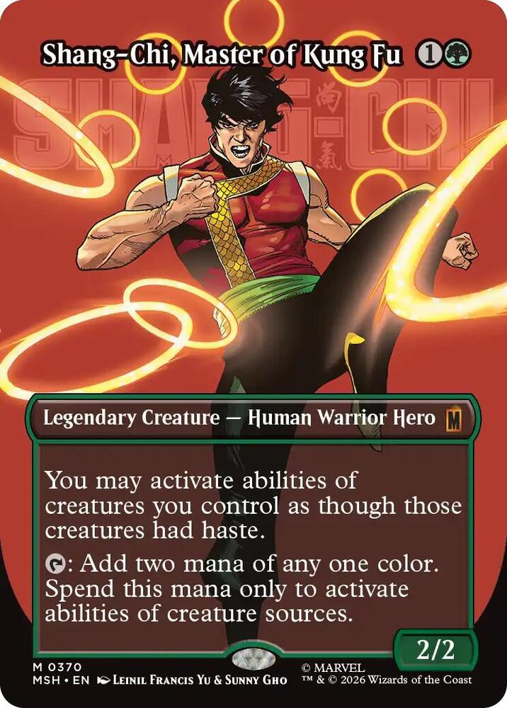 Shang-Chi, Master of Kung Fu (Borderless) (0370) | Marvel Super Heroes #370