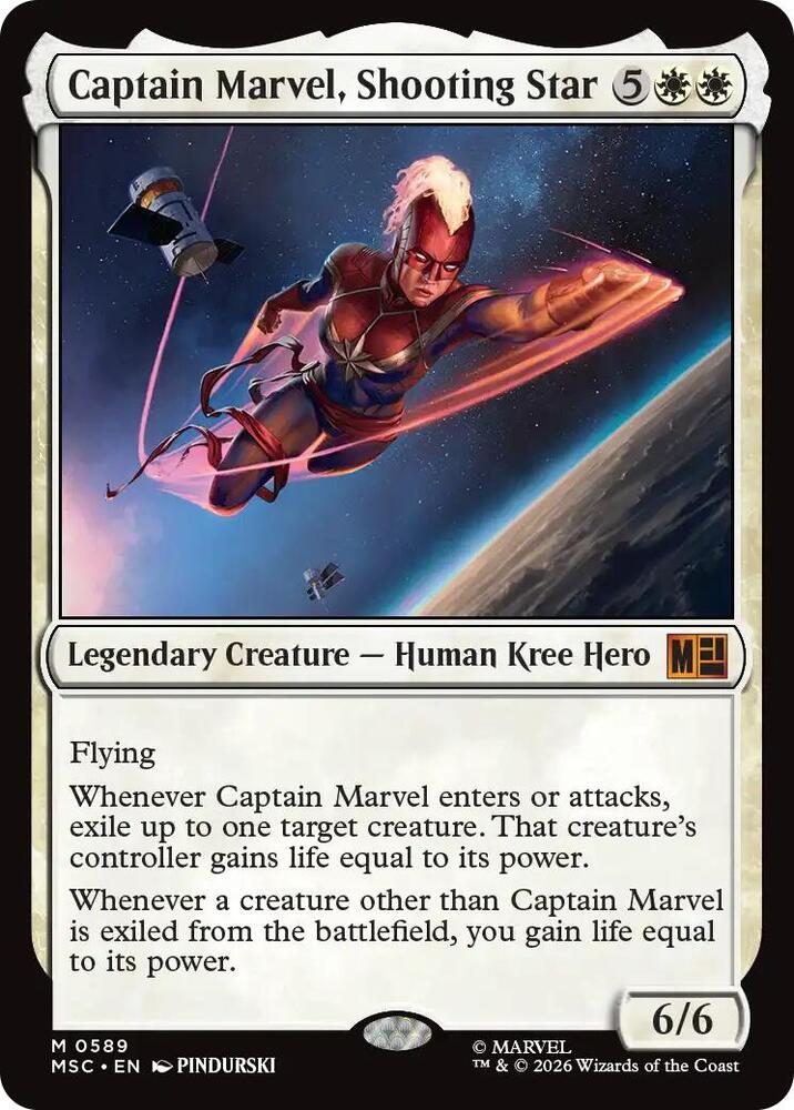 Captain Marvel, Shooting Star | Commander: Marvel Super Heroes #589
