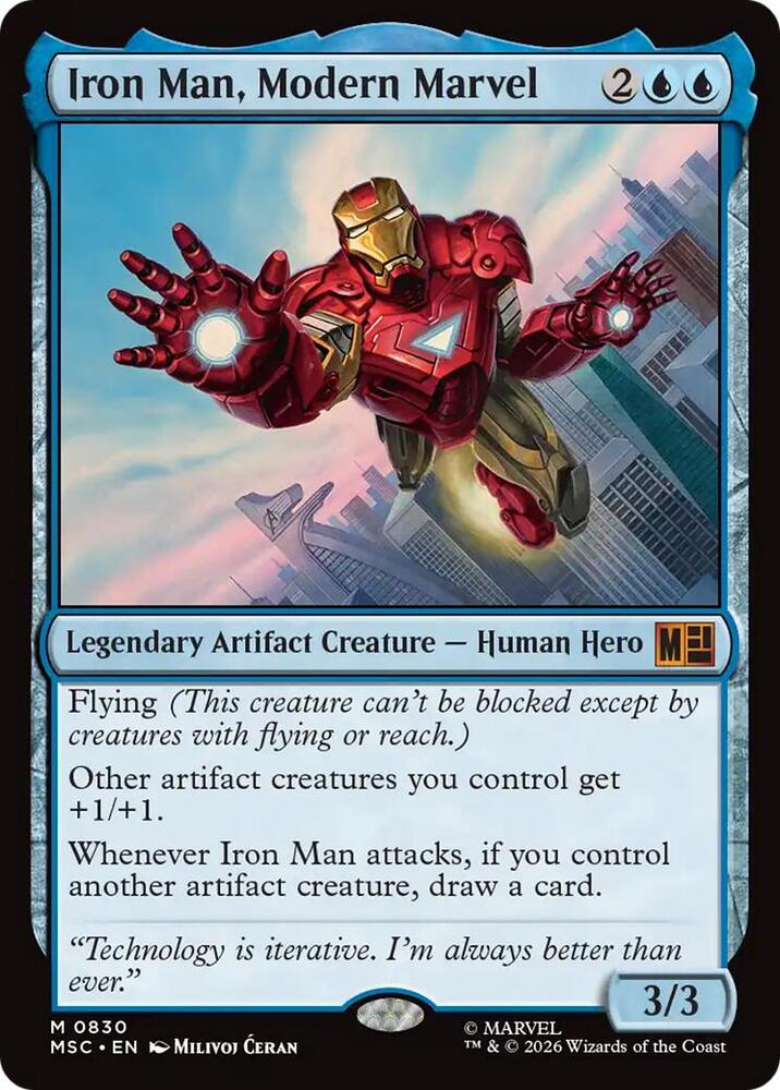 Iron Man, Modern Marvel | Commander: Marvel Super Heroes #830