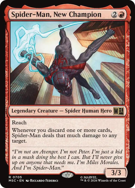 Spider-Man, New Champion | Commander: Marvel Super Heroes #705