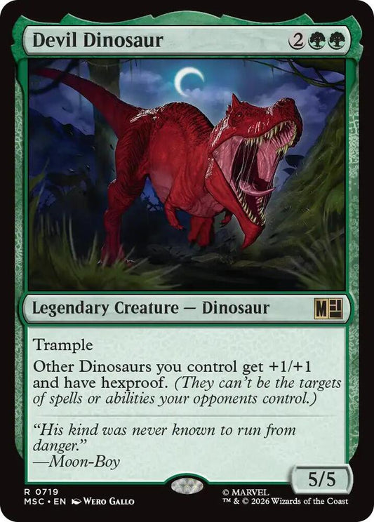 Devil Dinosaur | Commander: Marvel Super Heroes #719