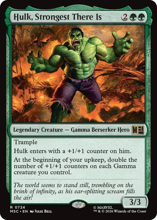 Hulk, Strongest There Is | Commander: Marvel Super Heroes #724