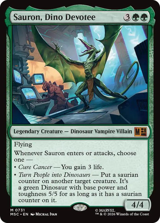 Sauron, Dino Devotee | Commander: Marvel Super Heroes #731