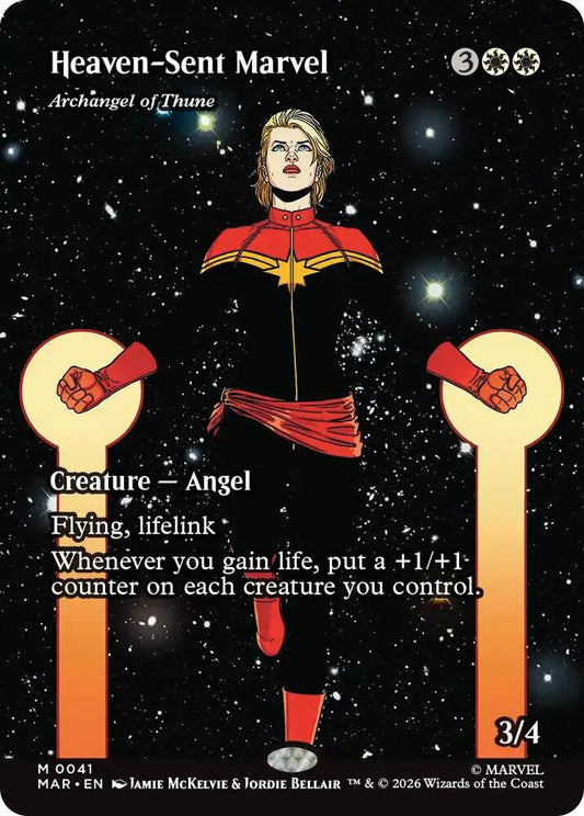 Heaven-Sent Marvel - Archangel of Thune (Borderless) | Marvel Universe Eternal-Legal #41
