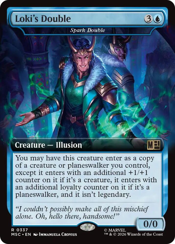 Loki's Double - Spark Double (Extended Art) | Commander: Marvel Super Heroes #337