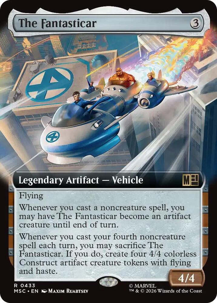 The Fantasticar (Extended Art) | Commander: Marvel Super Heroes #433
