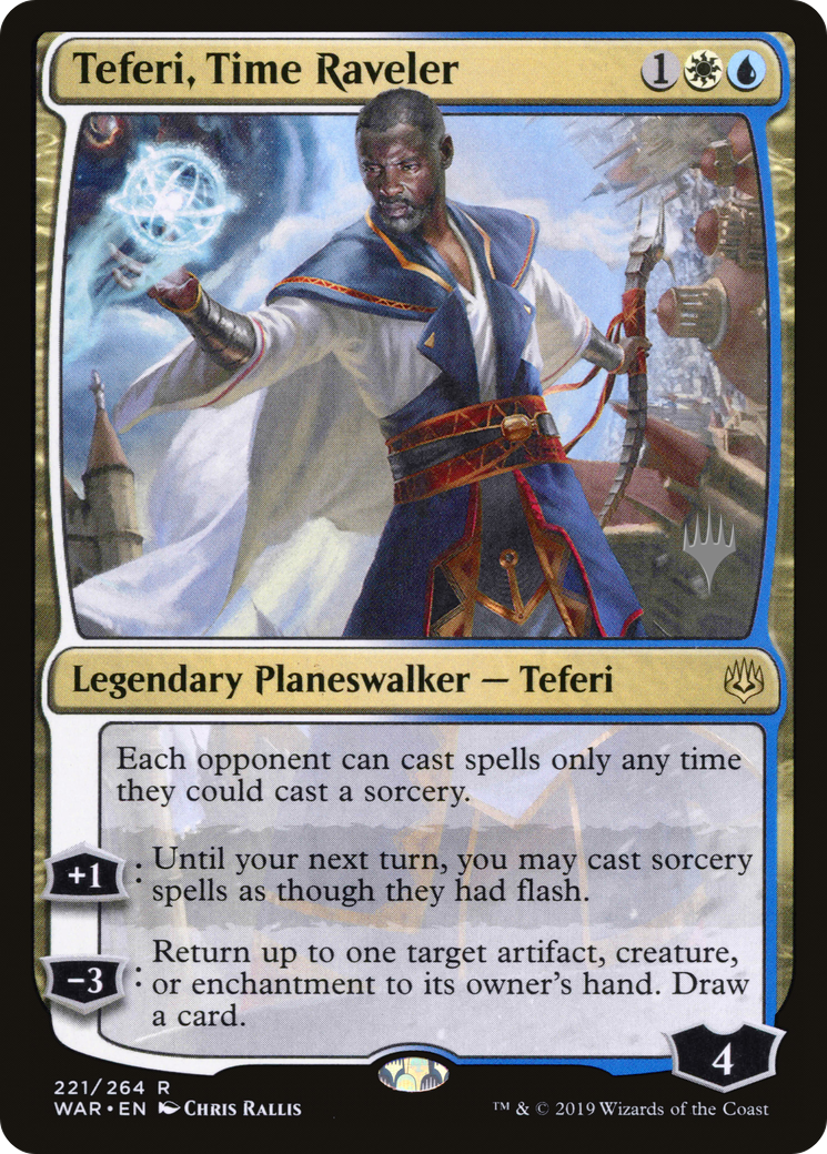 Teferi, Time Raveler | War of the Spark Promos #221p [foil]