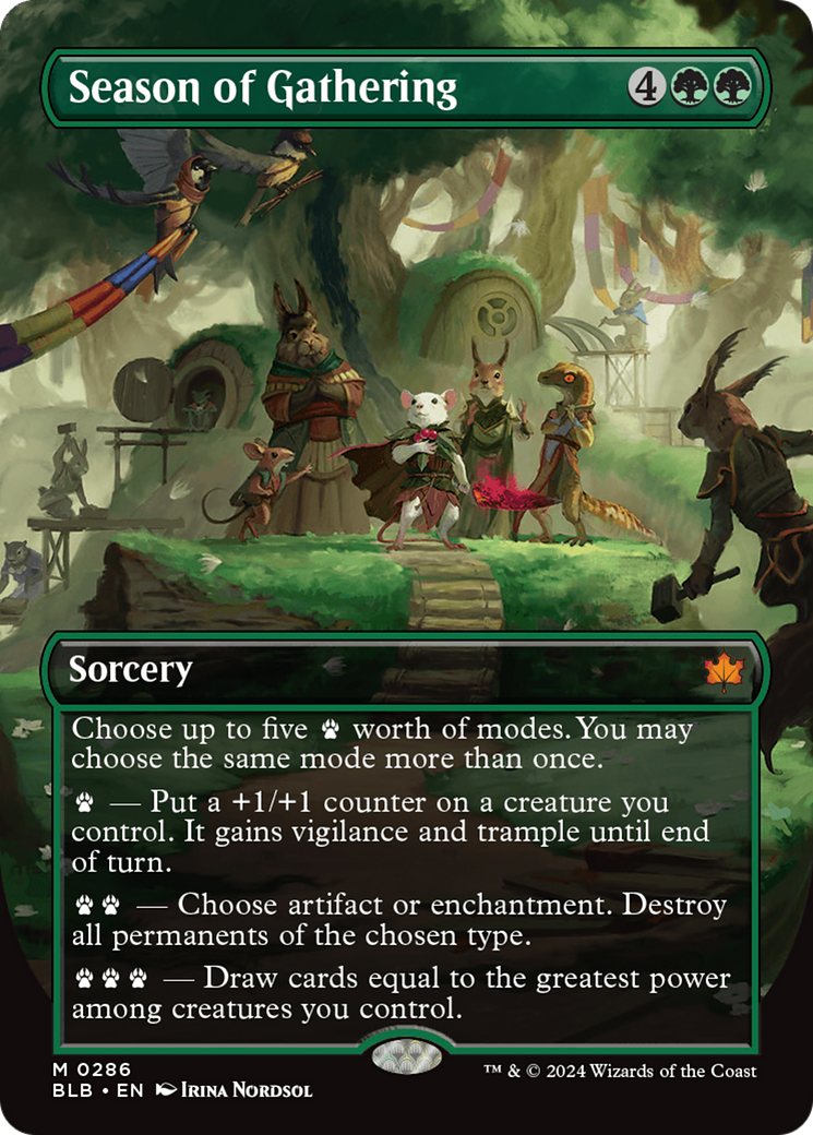 Season of Gathering | Bloomburrow #286 [foil]