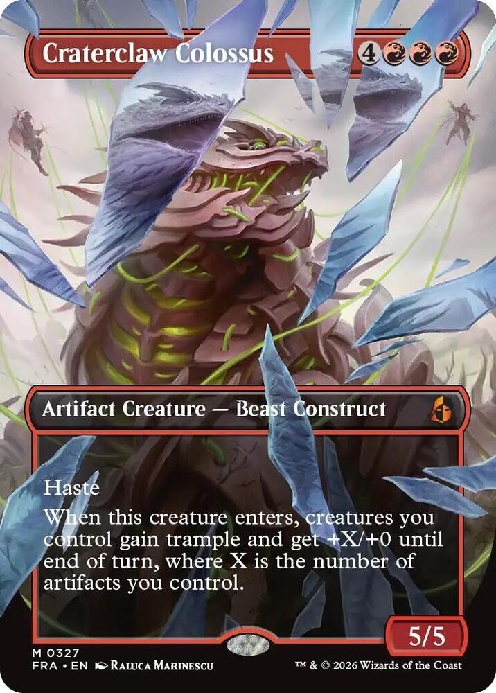 Craterclaw Colossus (Borderless) (0327) | Reality Fracture #327