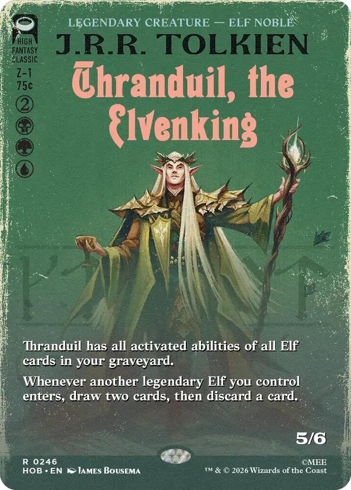 Thranduil, the Elvenking (Borderless) | The Hobbit #246