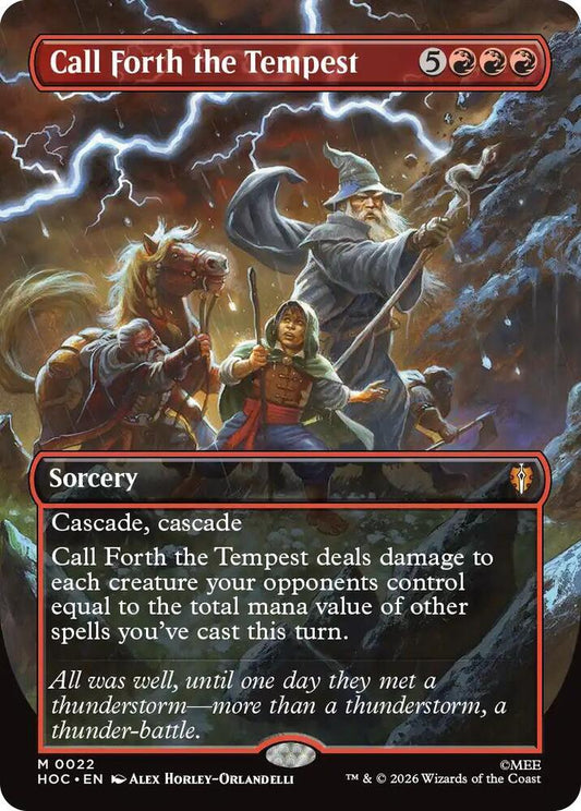 Call Forth the Tempest (Borderless) | The Hobbit: Eternal-Legal #22