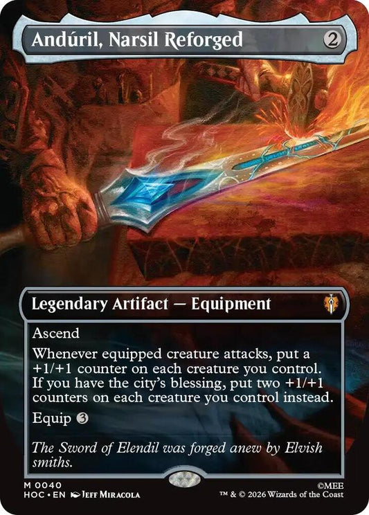 Anduril, Narsil Reforged (Borderless) | The Hobbit: Eternal-Legal #40