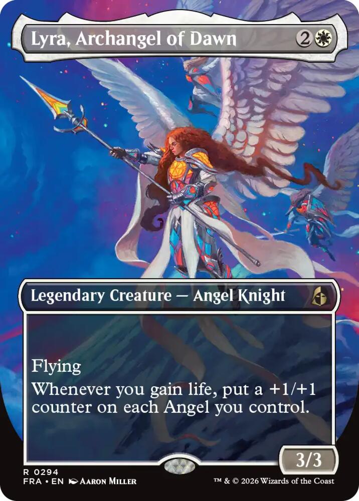 Lyra, Archangel of Dawn (Borderless) | Reality Fracture #294