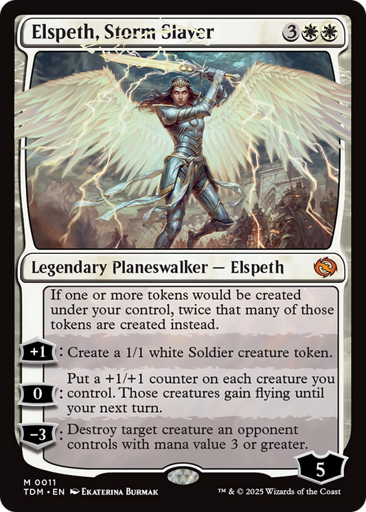 Elspeth, Storm Slayer | Tarkir: Dragonstorm #11 [foil]