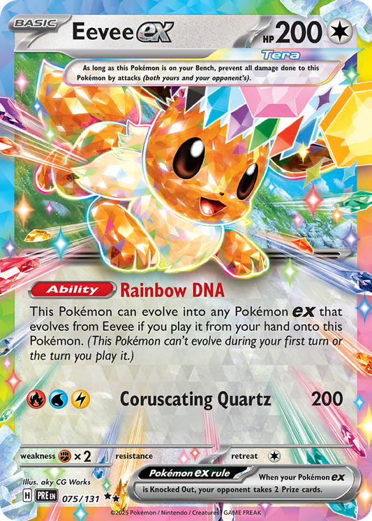 Eevee ex | Prismatic Evolutions #75 [holofoil]