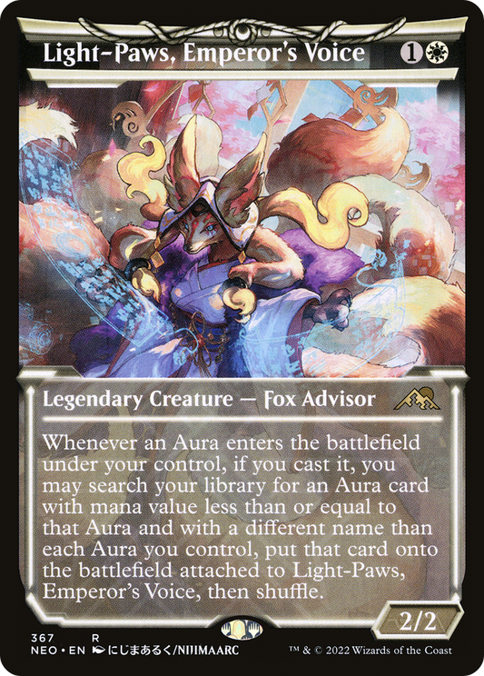 Light-Paws, Emperor's Voice | Kamigawa: Neon Dynasty #367