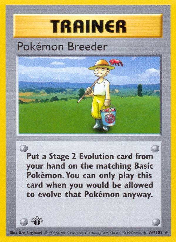 Pokémon Breeder | Base #76 [normal]