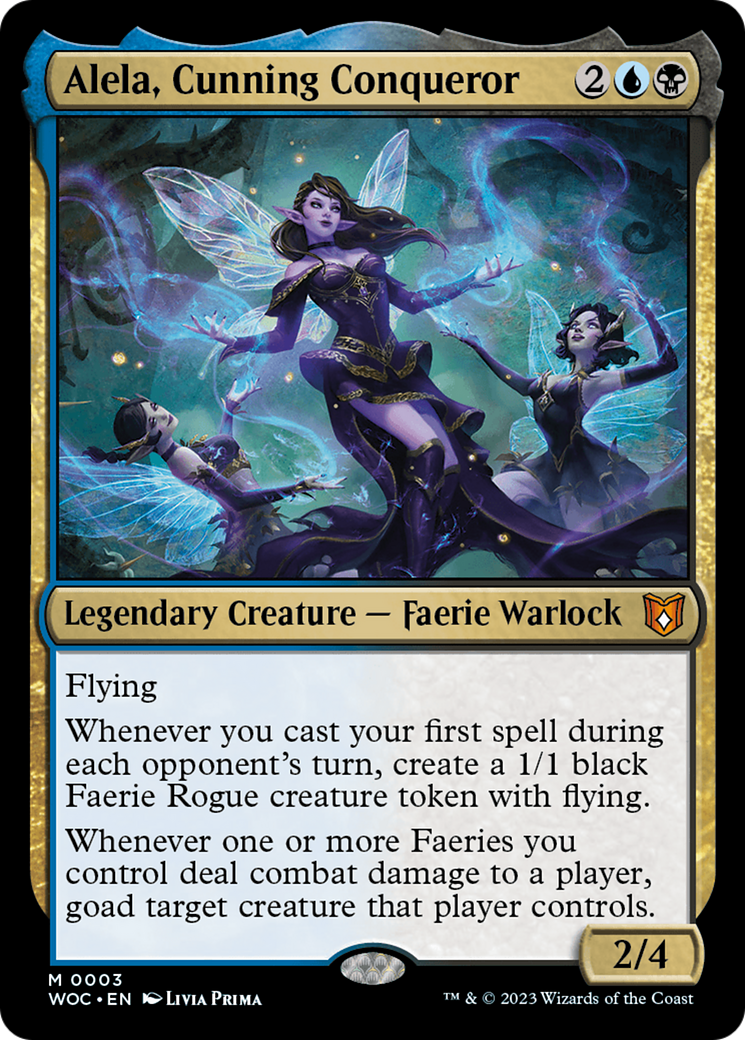 Alela, Cunning Conqueror | Wilds of Eldraine Commander #3 [foil]