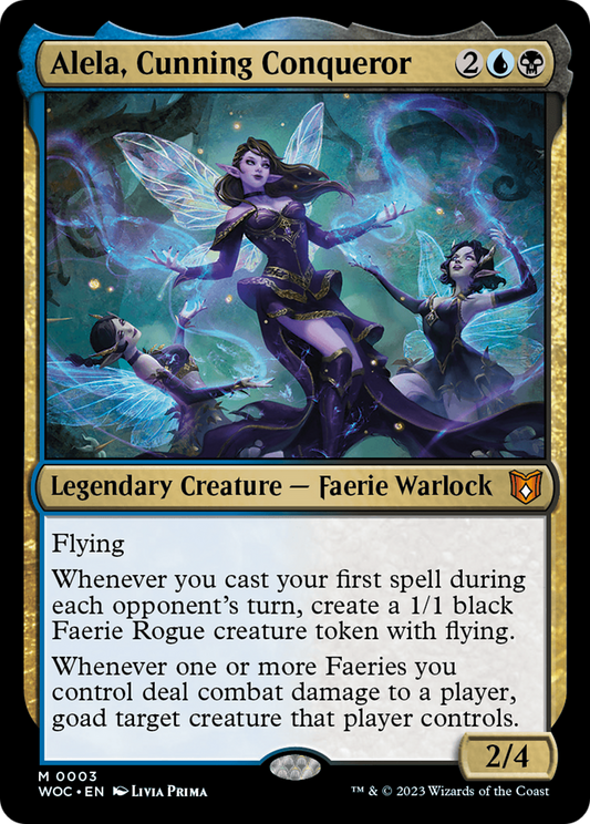 Alela, Cunning Conqueror | Wilds of Eldraine Commander #3 [foil]