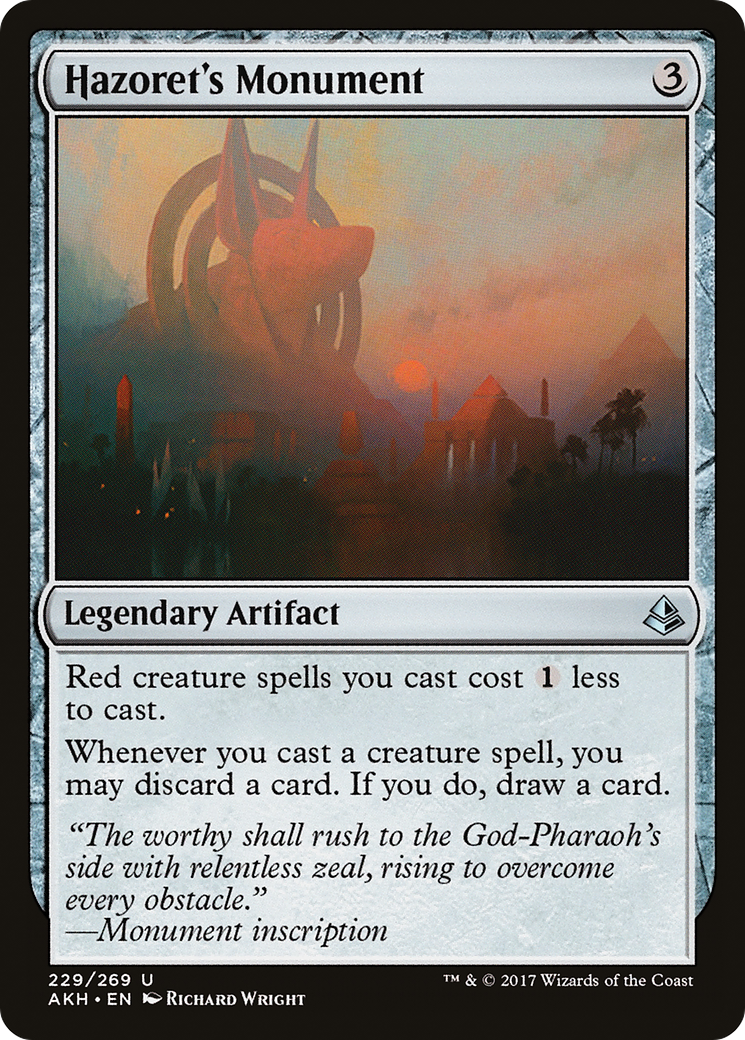 Hazoret's Monument | Amonkhet #229 [foil]