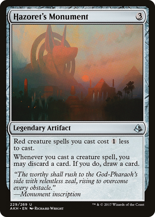 Hazoret's Monument | Amonkhet #229 [foil]