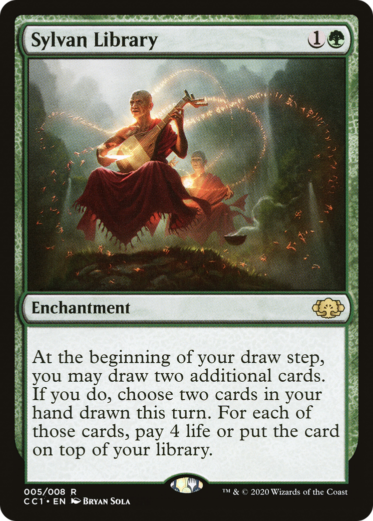 Sylvan Library | Commander Collection: Green #5 [foil]