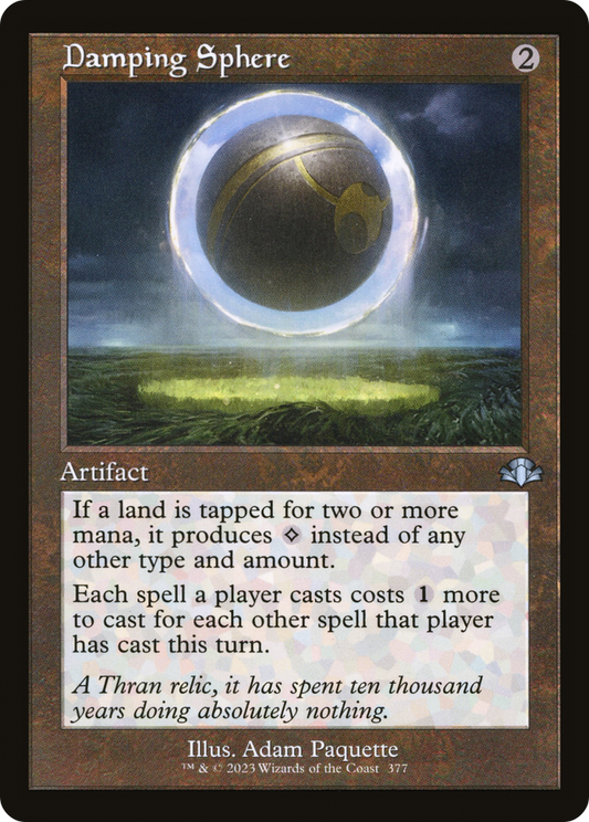 Damping Sphere | Dominaria Remastered #377 [foil]
