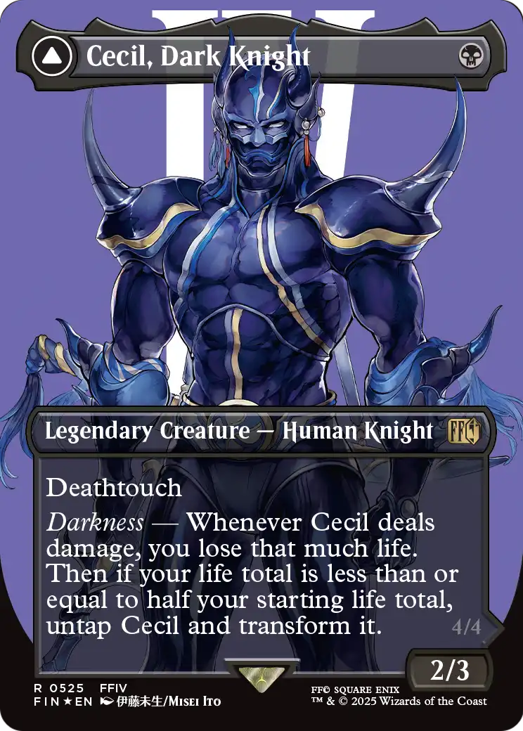 Cecil, Dark Knight // Cecil, Redeemed Paladin | FINAL FANTASY #525