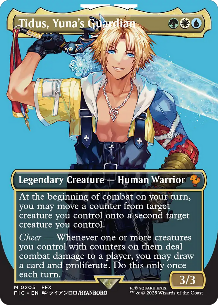 Tidus, Yuna's Guardian | Final Fantasy Commander #205 [foil]