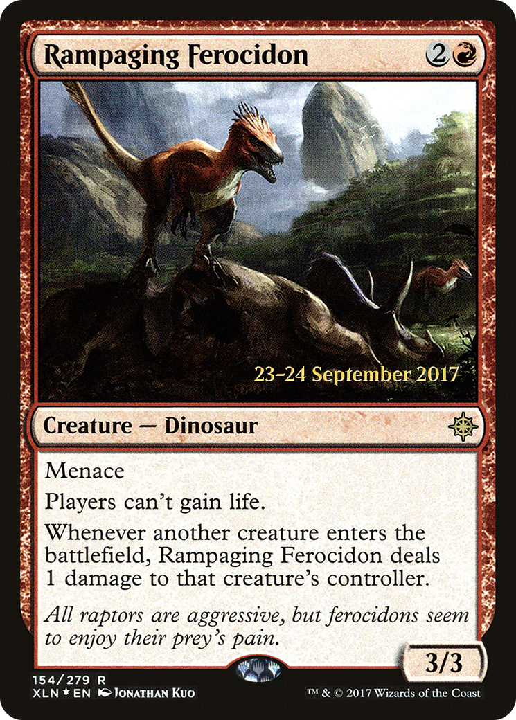 Rampaging Ferocidon | Ixalan Promos #154s [foil]