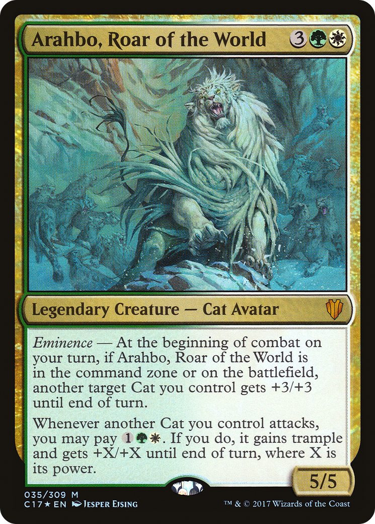 Arahbo, Roar of the World | Commander 2017 #35 [foil]