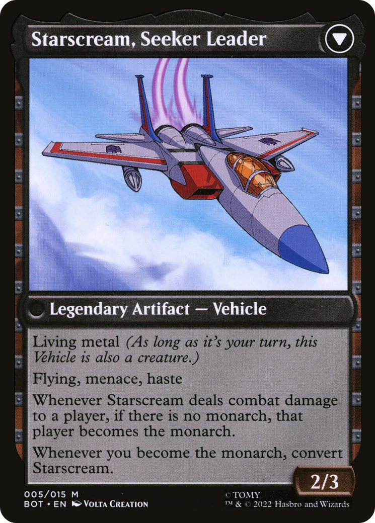 Starscream, Power Hungry // Starscream, Seeker Leader | Universes Beyond: Transformers #5