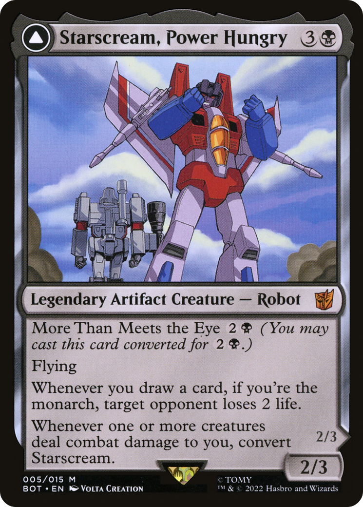 Starscream, Power Hungry // Starscream, Seeker Leader | Universes Beyond: Transformers #5