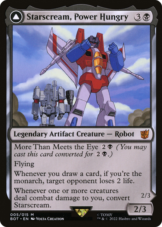 Starscream, Power Hungry // Starscream, Seeker Leader | Universes Beyond: Transformers #5
