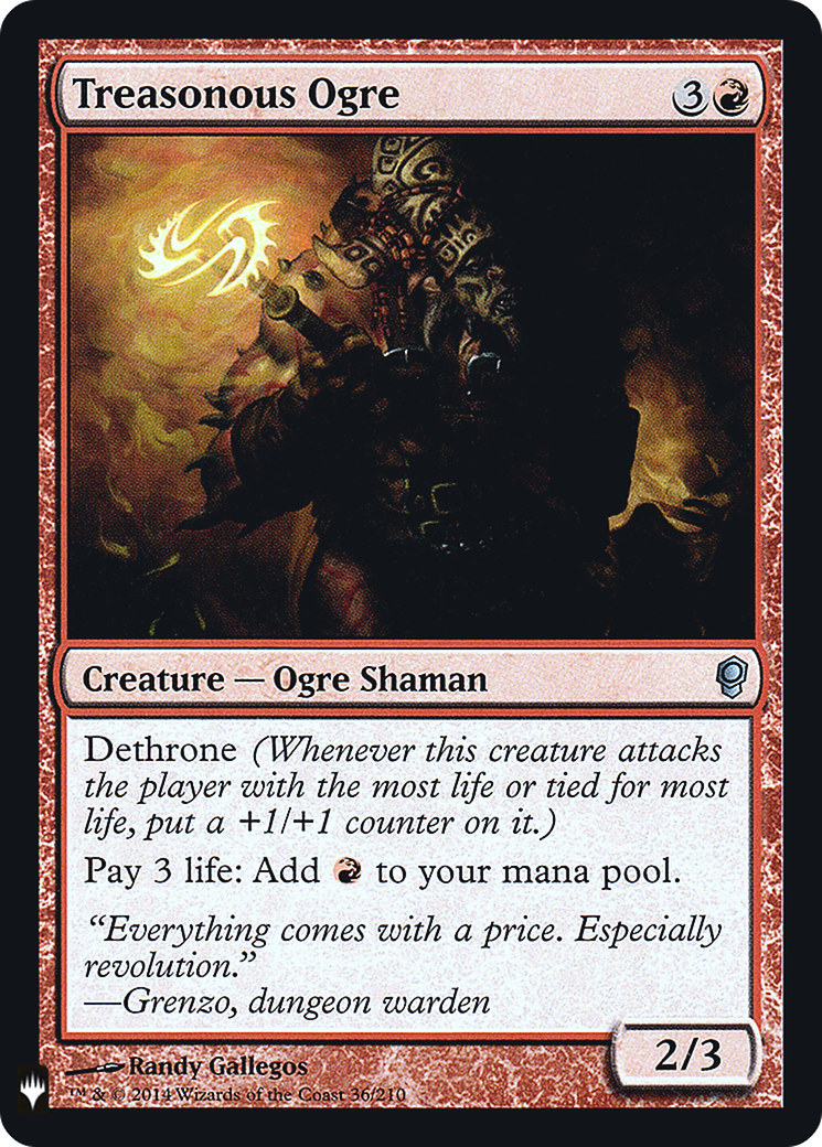 Treasonous Ogre | The List #CNS-36 [foil]