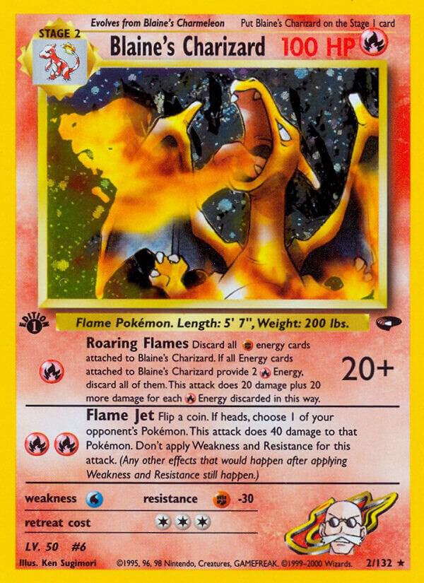 Blaine's Charizard | Gym Challenge #002/132