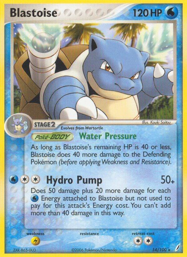 Blastoise | EX Crystal Guardians #14/100