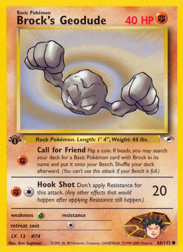 Brock's Geodude (66) | Gym Heroes #066/132