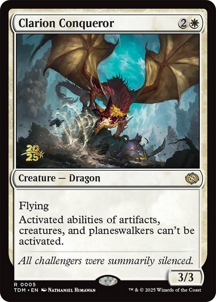 Clarion Conqueror | Tarkir: Dragonstorm Promos #5s [foil]