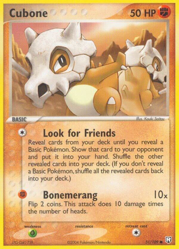 Cubone | EX Team Rocket Returns #51/109