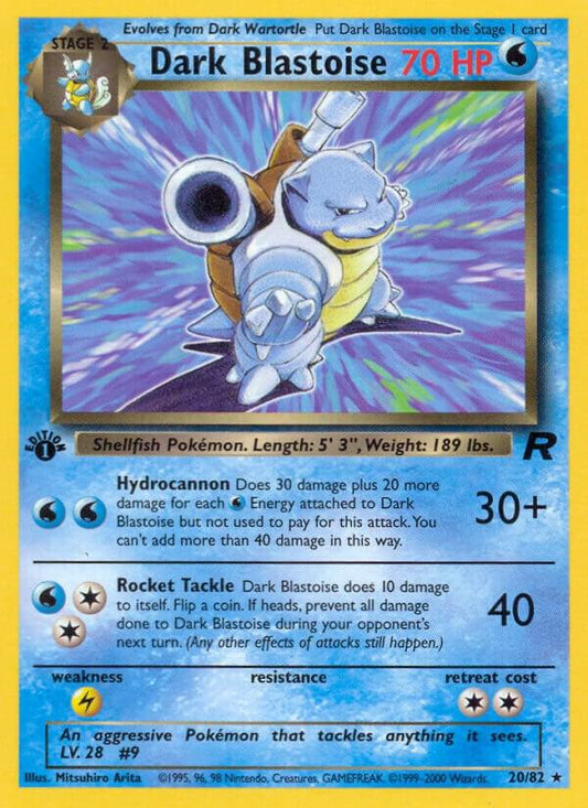 Dark Blastoise (20) | Team Rocket #20/82