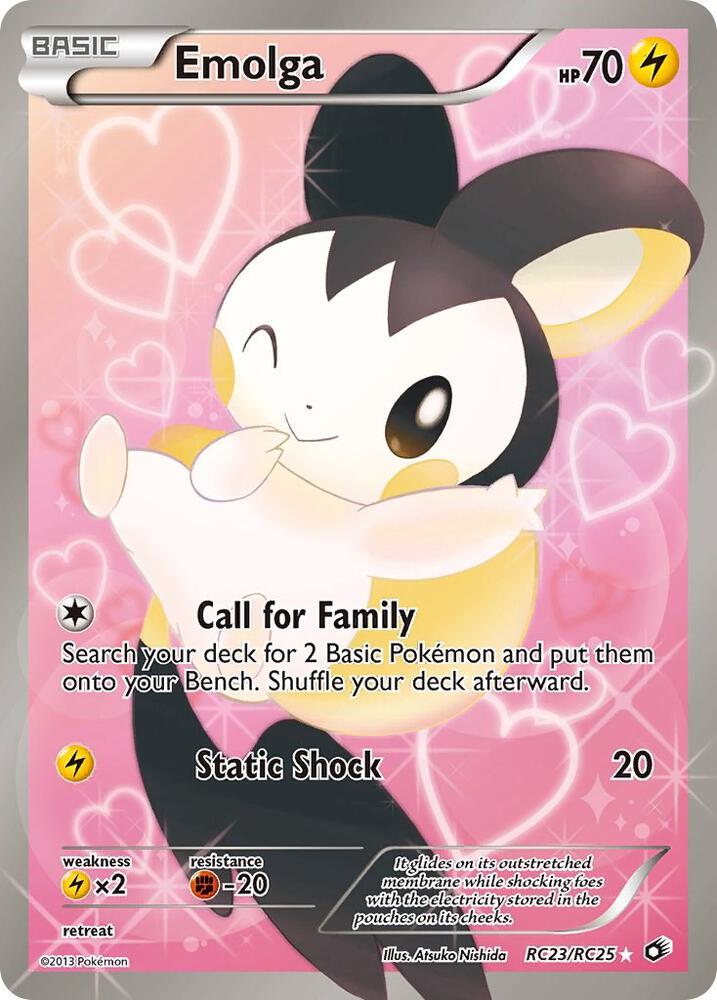 Emolga (Full Art) | Legendary Treasures: Radiant Collection #RC23/RC25