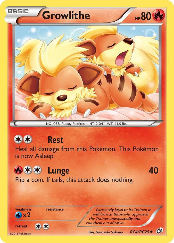 Growlithe | Legendary Treasures: Radiant Collection #RC4/RC25