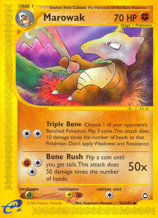 Marowak | Aquapolis #054/147