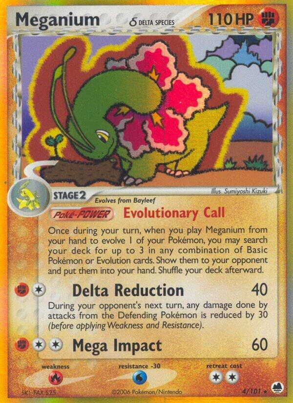Meganium (Delta Species) | EX Dragon Frontiers #4/101