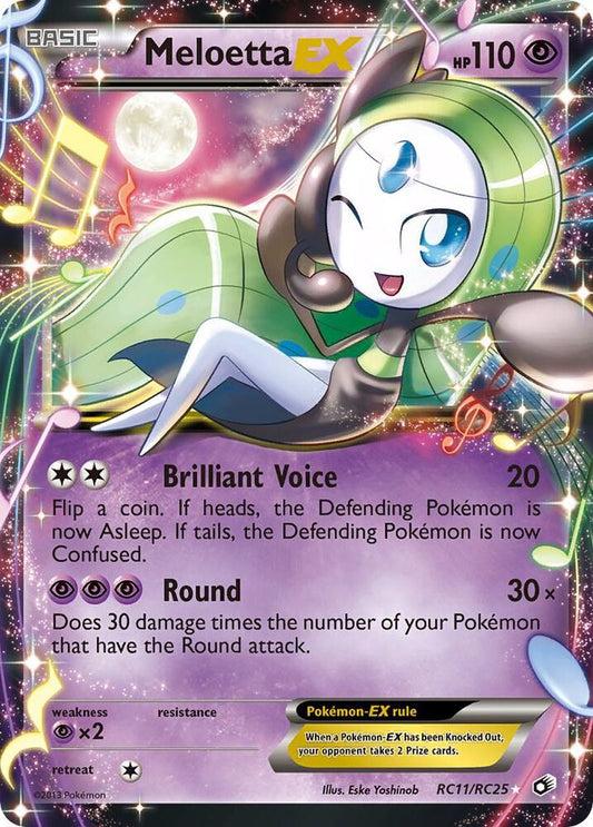 Meloetta EX | Legendary Treasures: Radiant Collection #RC11/RC25