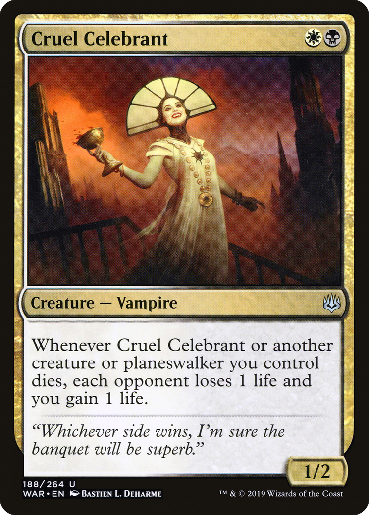 Cruel Celebrant | War of the Spark #188 [foil]