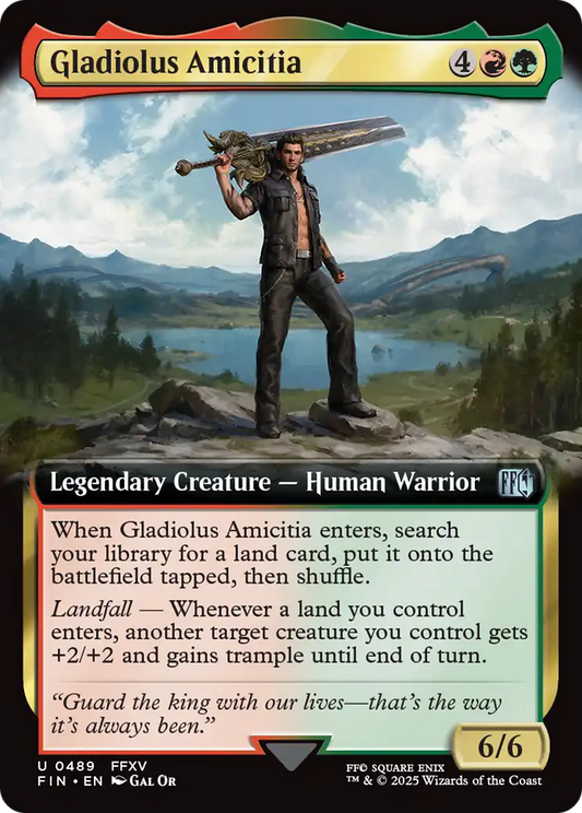 Gladiolus Amicitia | Final Fantasy #489 [foil]