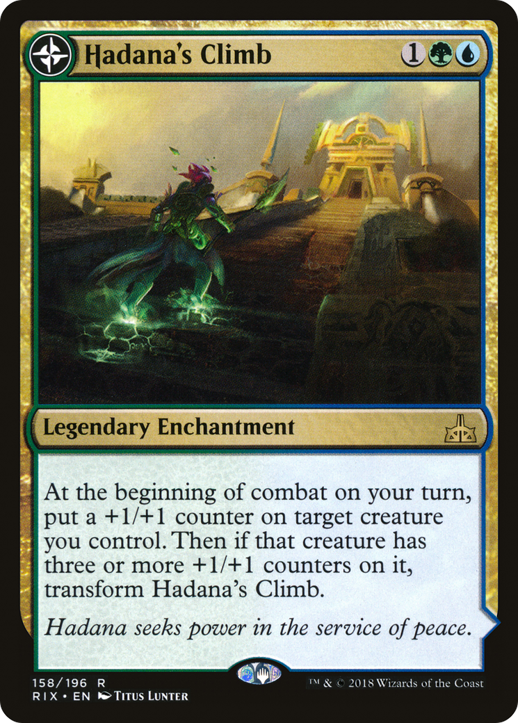Hadana's Climb // Winged Temple of Orazca | Rivals of Ixalan #158