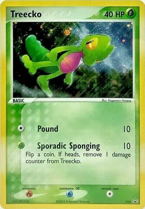 Treecko - 016 (EX Deck Tin) | Nintendo Promos #016